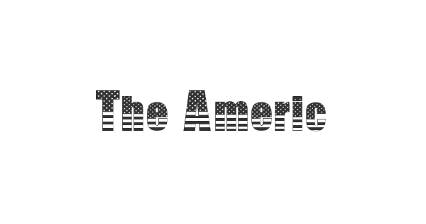 The American font thumb